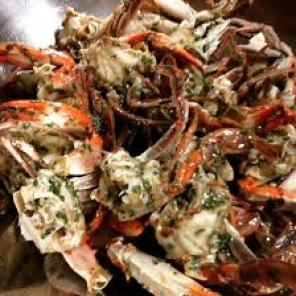 garlic crab