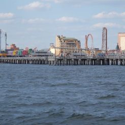 Coney Island from the ocean.