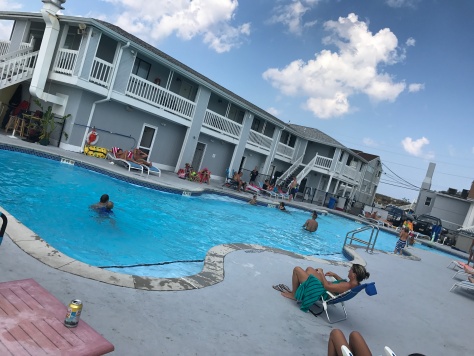 Pool at BeachWalk, Sea Bright, NJ.